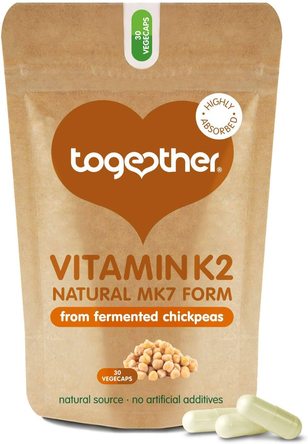 Together Health Vitamin K2 30 Capsules