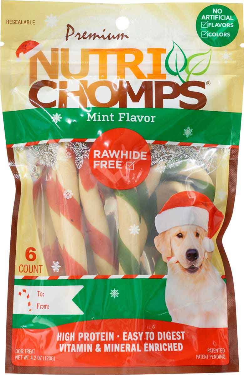 Nutri Chomps 6-Count Mint Flavor Candy Canes