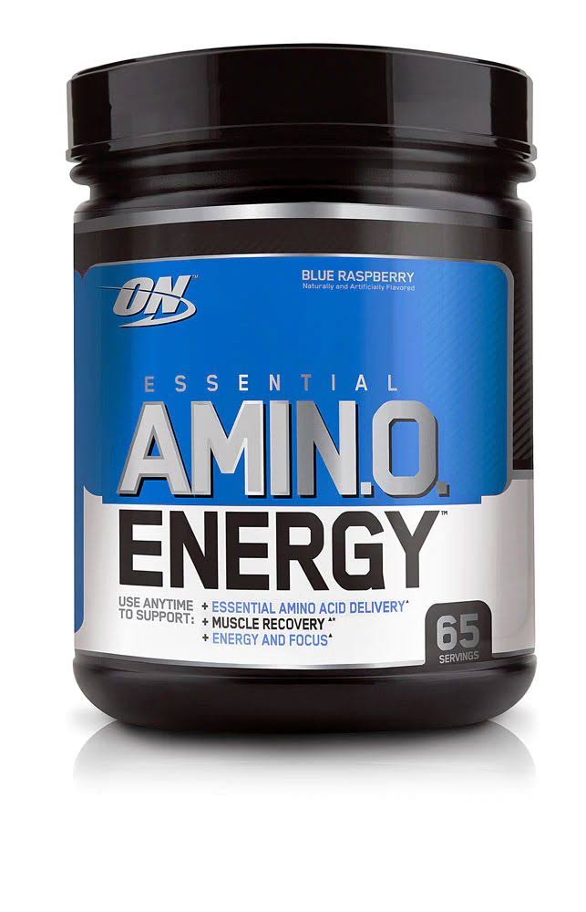 Optimum Nutrition Amino Energy Sports Supplement - Blue Raspberry, 65 Servings
