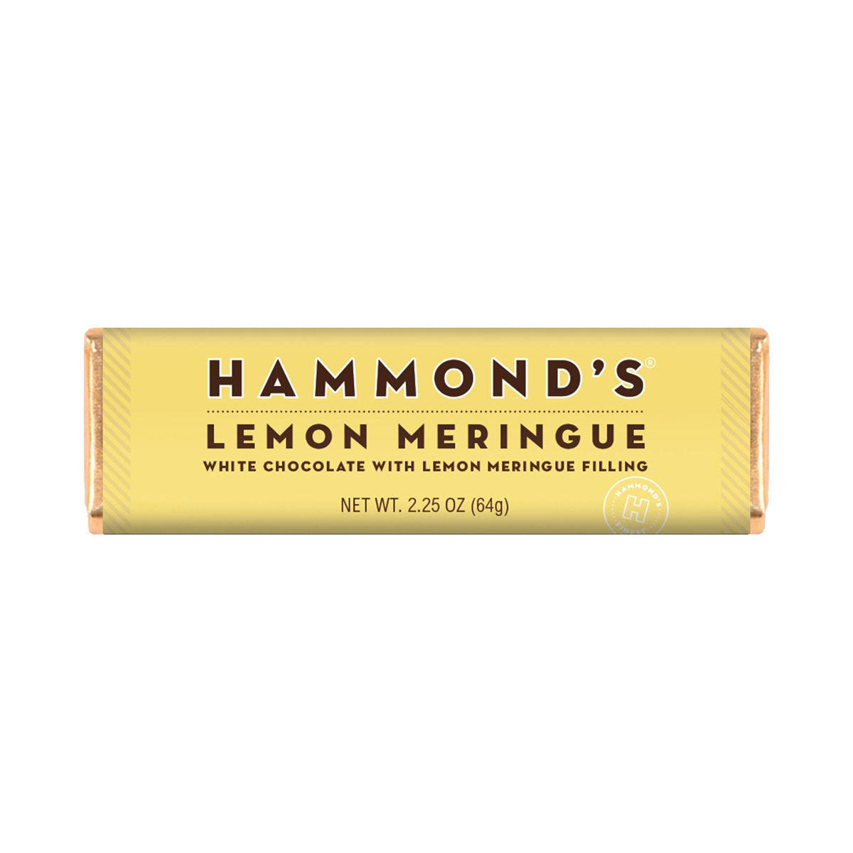 Hammond's Candies Lemon Meringue White Chocolate Bar