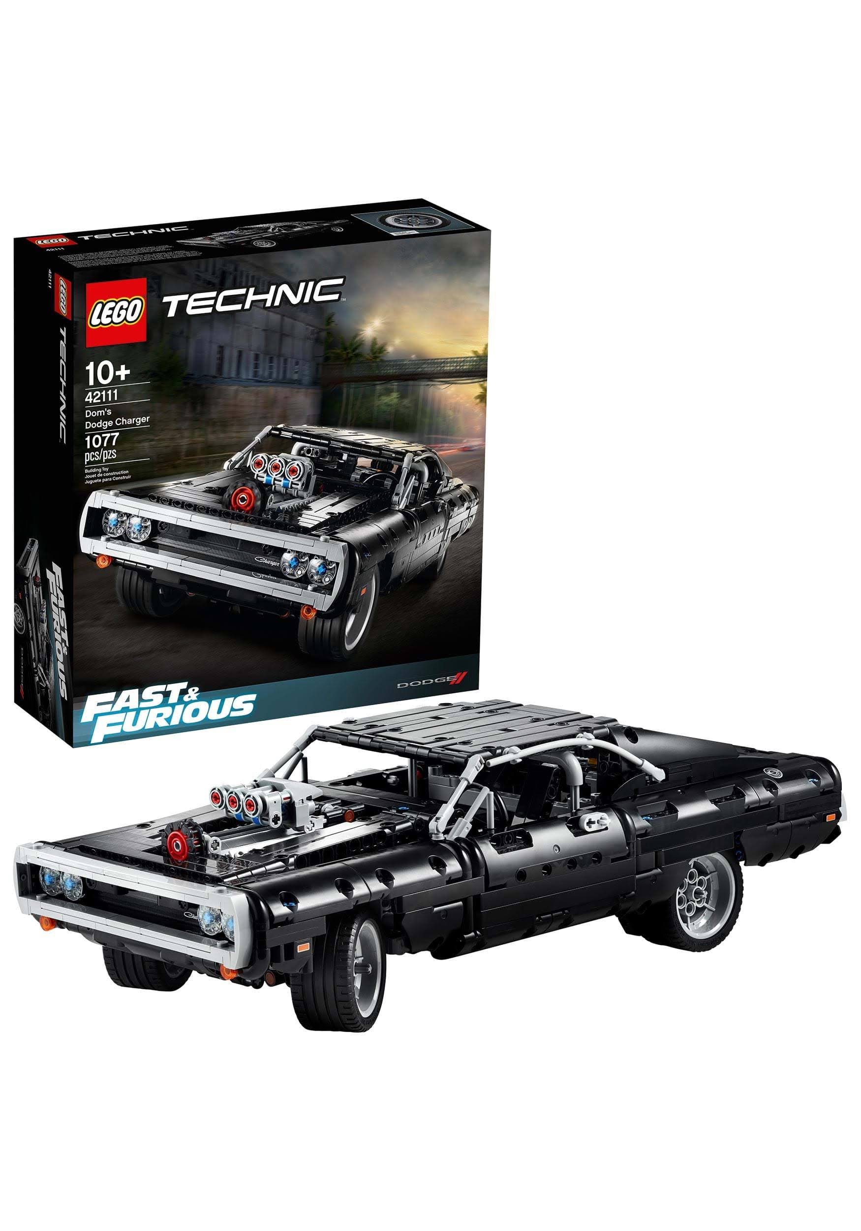 LEGO Technic Fast & Furious Doms Dodge Charger 42111 Race Car Building Set