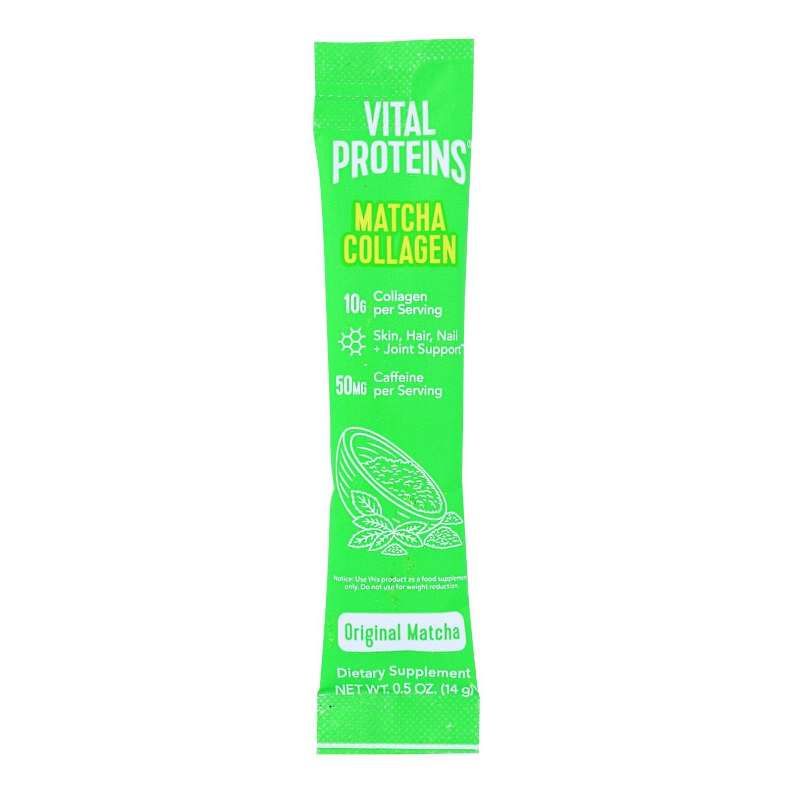 Vital Proteins Matcha Collagen, Original - 0.5 oz