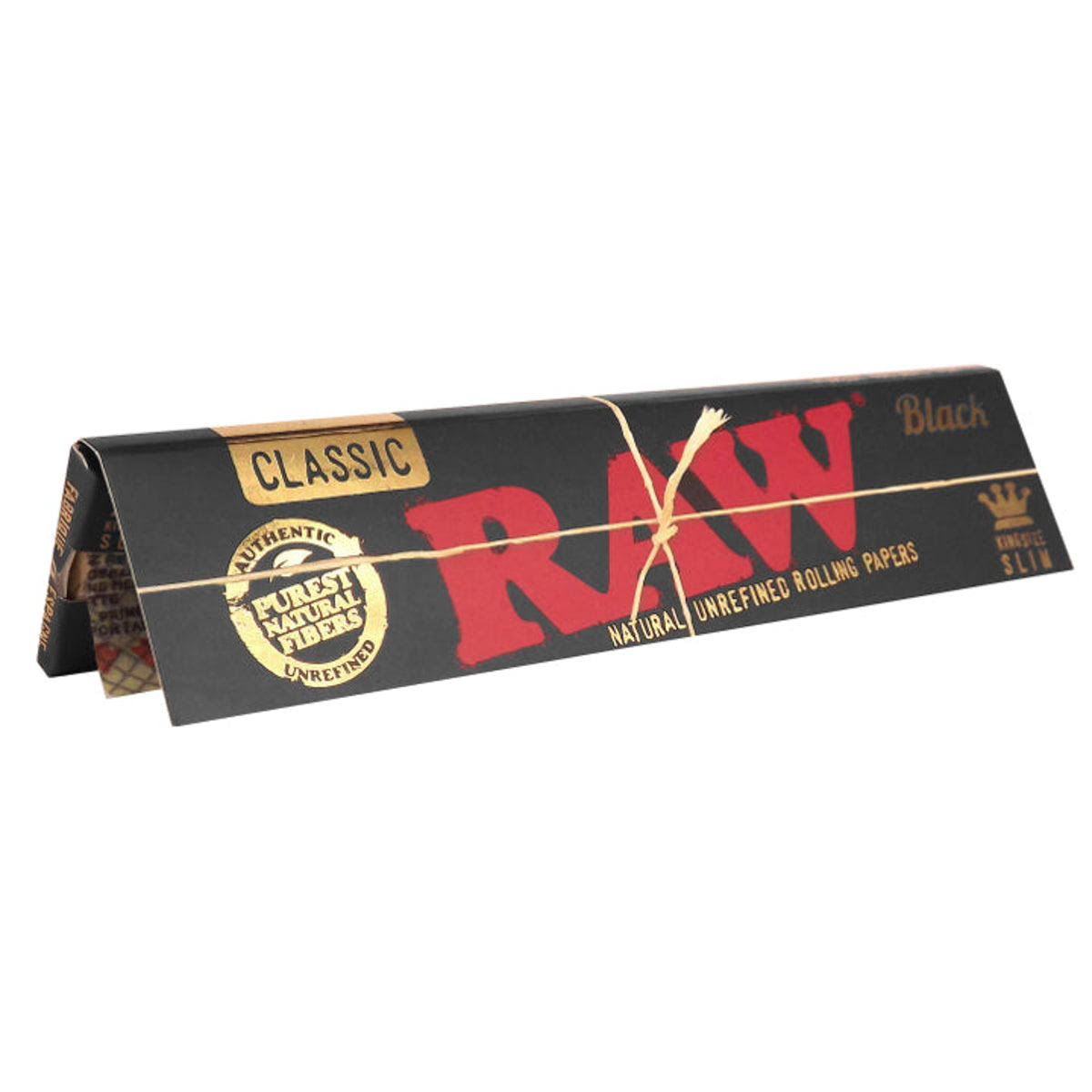 Raw Classic King Size Slim Black, Single Booklet (32 Papers)