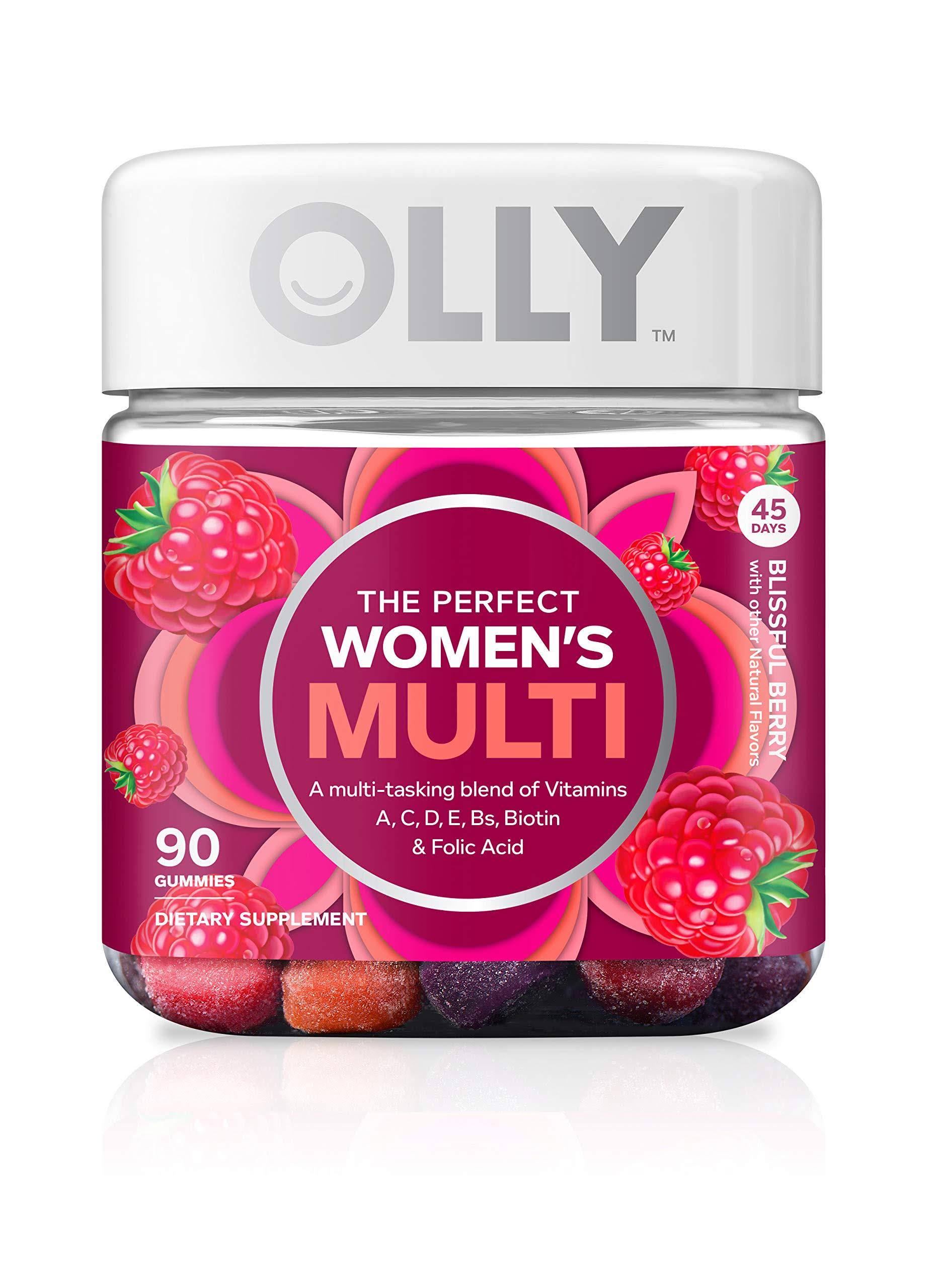 Olly The Perfect Women's Multi Supplement - Blissful Berry, 90 Gummies