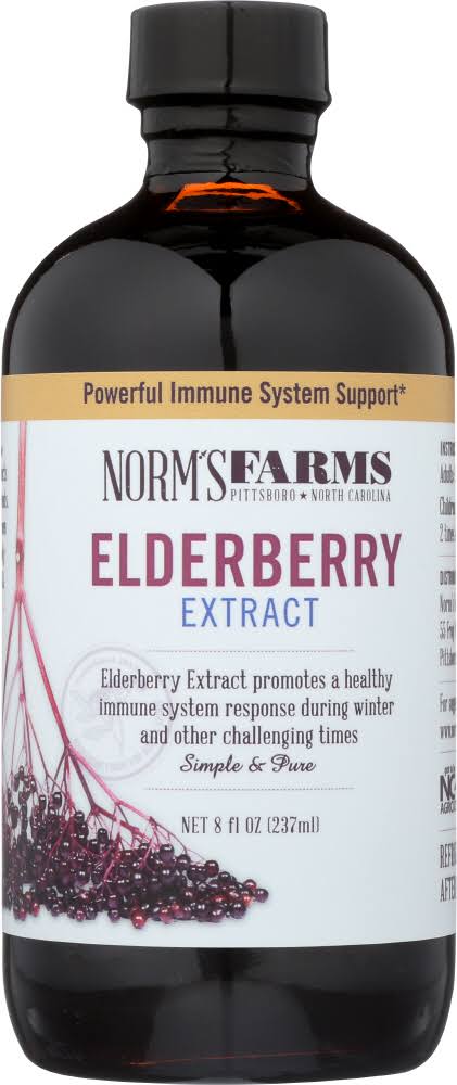 Norm's Farms 234659 Elderberry Extract 8 Oz.