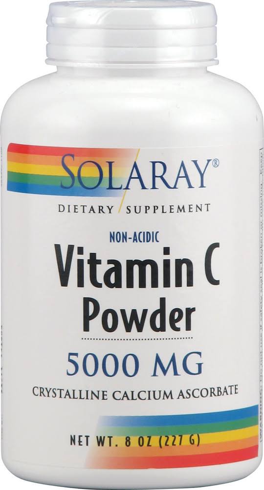 Solaray Vitamin C Non-Acidic Powder Supplement - 240ml
