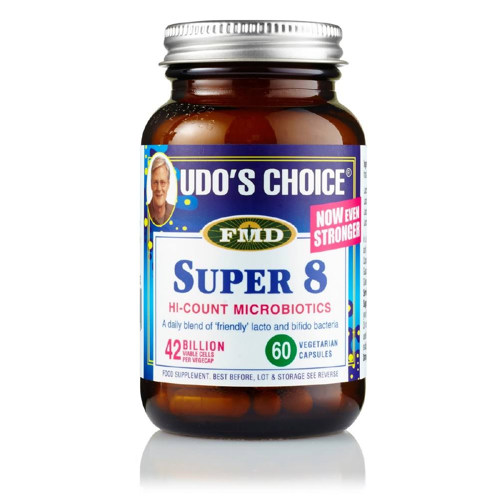 Udo's Choice Super 8 Microbiotics - 60 Capsules