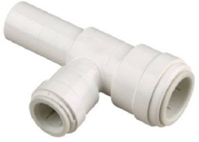 Watts Brass & Tubular Quick Connect Stackable Tee - White, 3/4"
