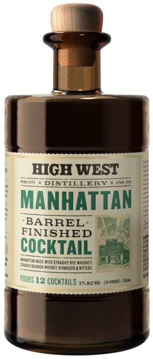 High West Cocktail, Barrel Finished, Manhattan - 750 ml