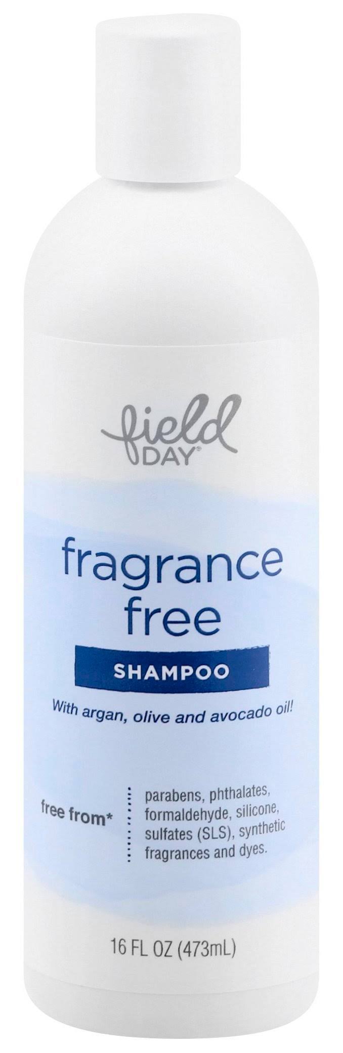 Field Day Fragrance Free Shampoo, 16 Fluid Ounce - 6 per case.