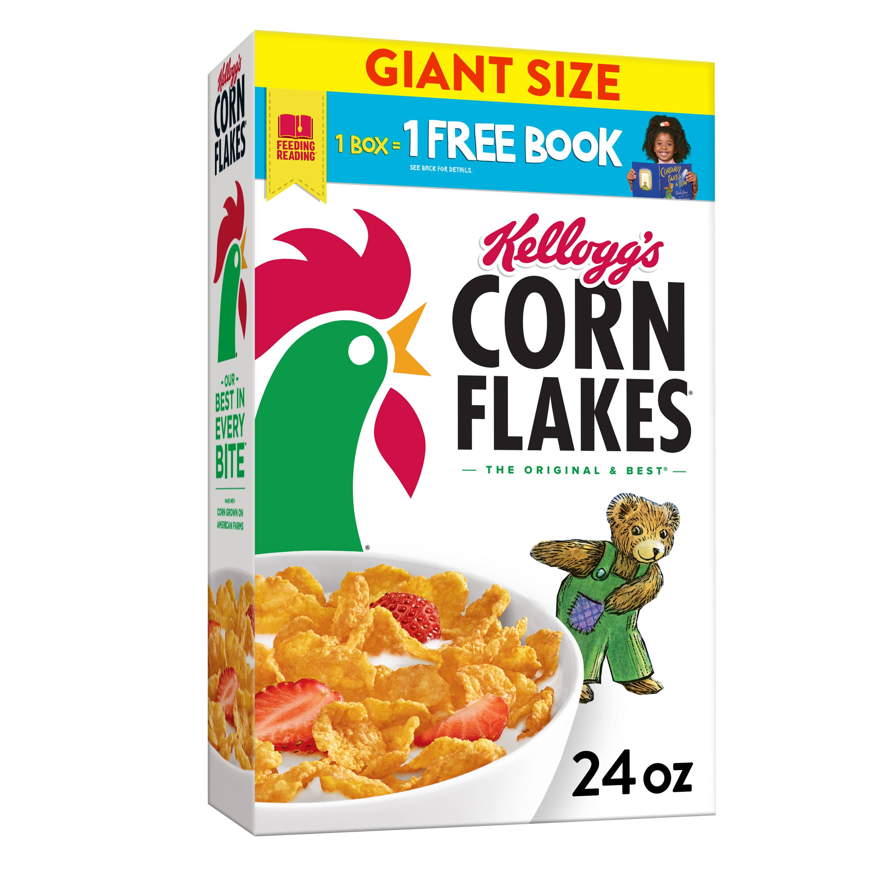 Corn Flakes Cereal, Giant Size - 24 oz