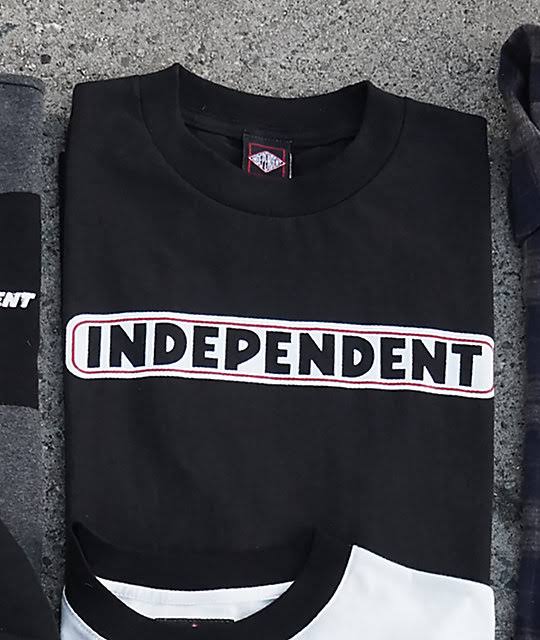 Independent Bar Logo T-Shirt - Black