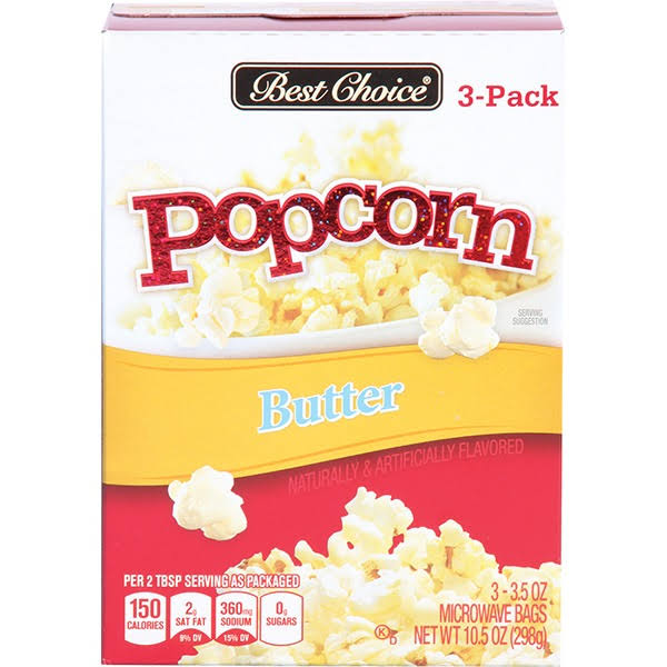Best Choice Microwave Butter Popcorn