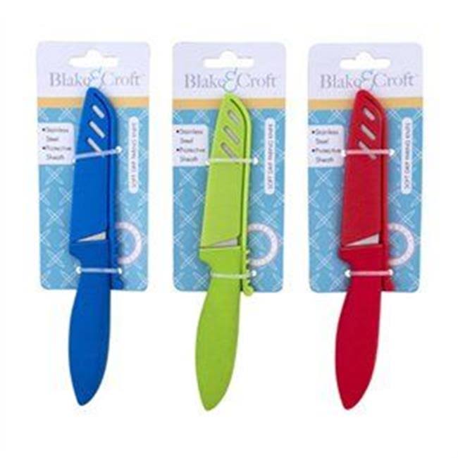 Regent Products 256435 8 in. Shift Grip Paring Knife Assorted Colors - Pack of 36