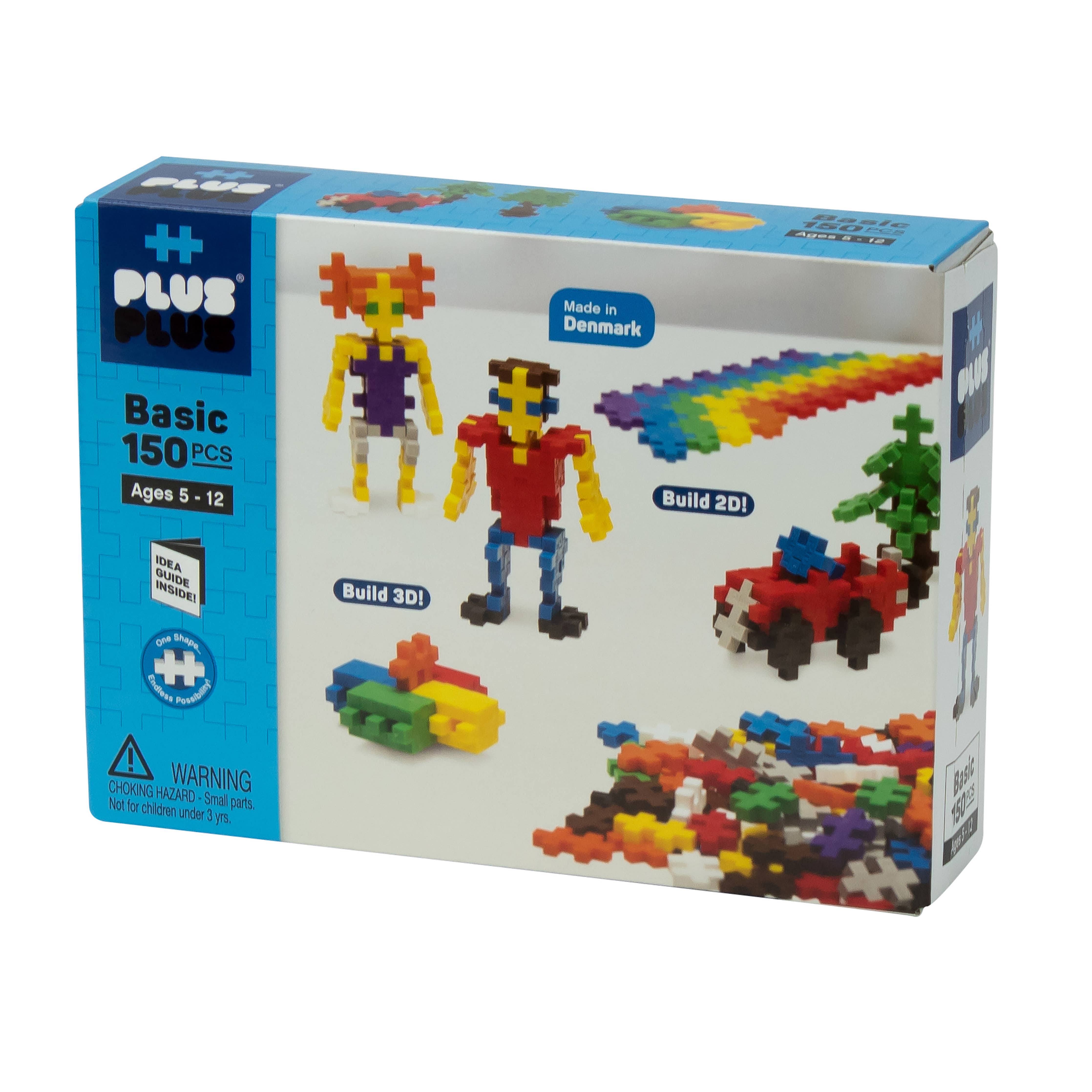 Plus-Plus Basic 150-Piece Puzzle Building Set One-Size