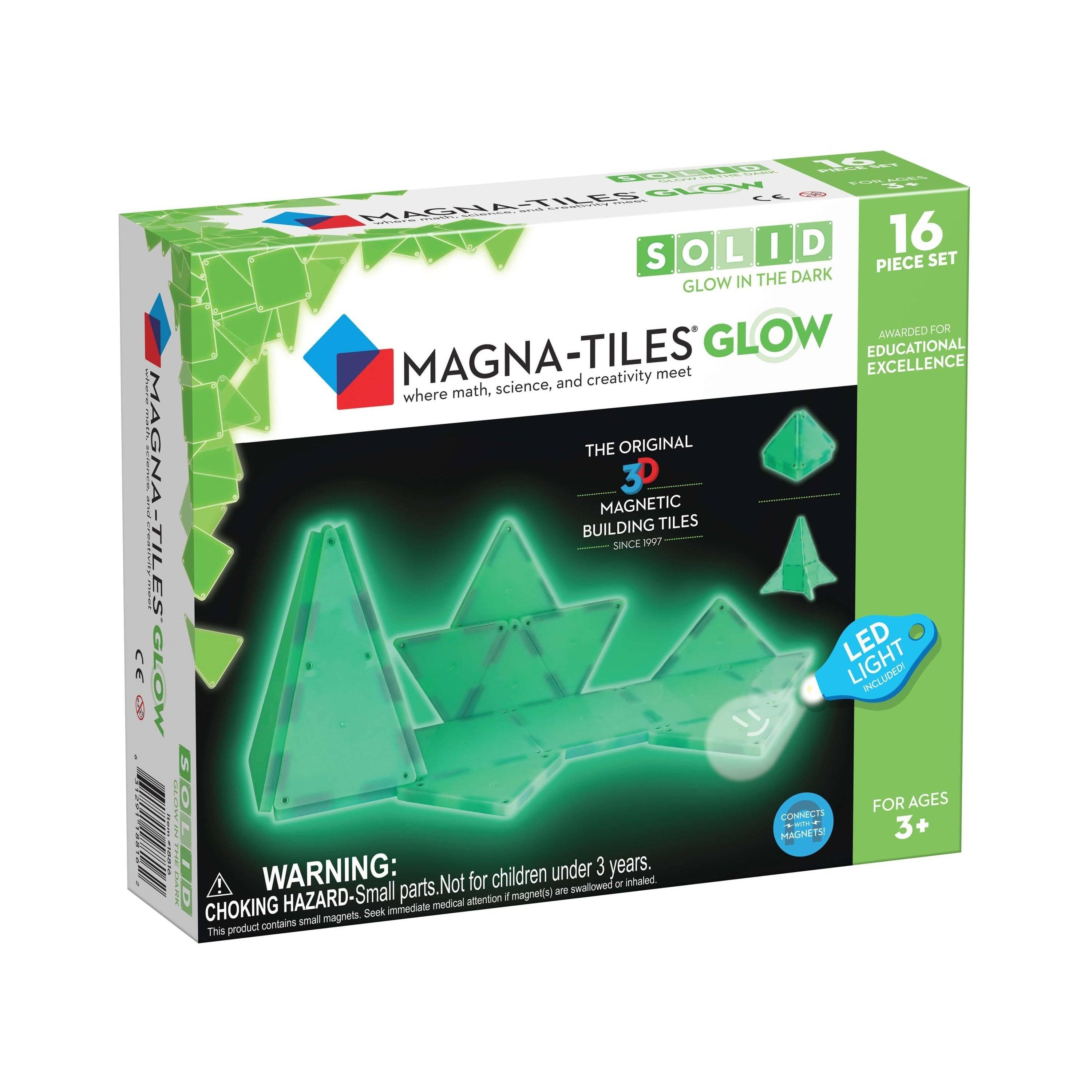 Magna-Tiles Glow in The Dark 16 Piece Set