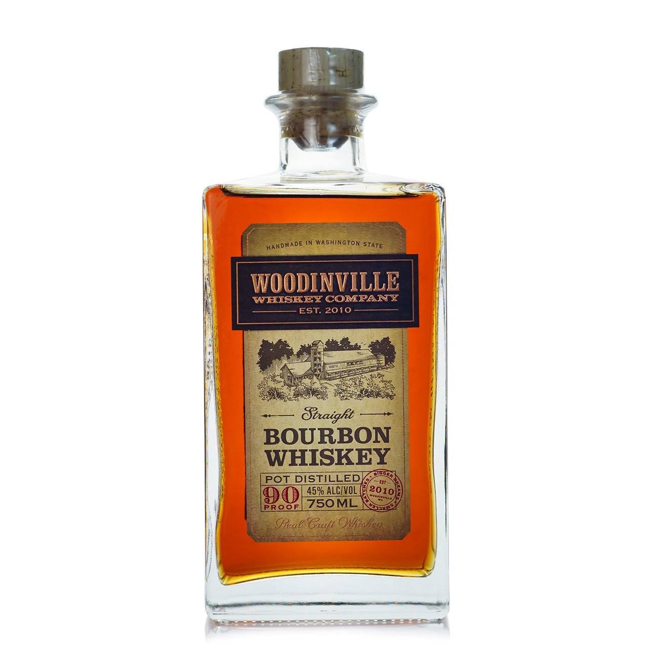 Woodinville Bourbon Whiskey, Straight - 750 ml