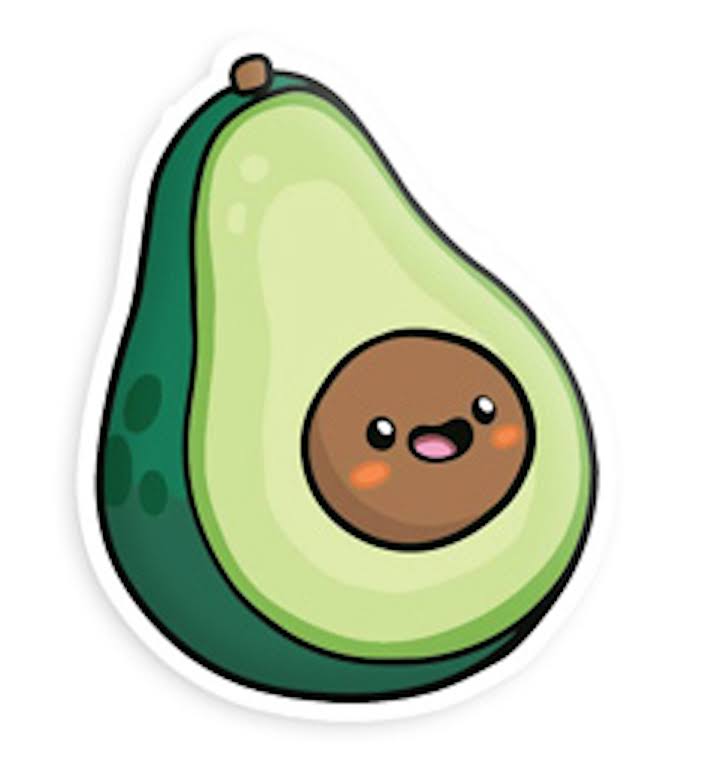 Squishable: Stickers Avocado