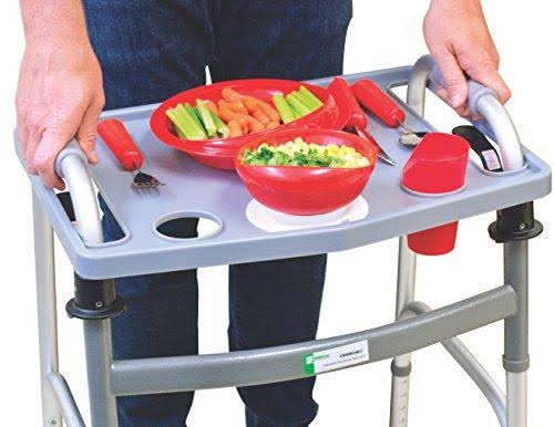 Essential Medical Supply Universal Folding Walker Tray with Cup Holder