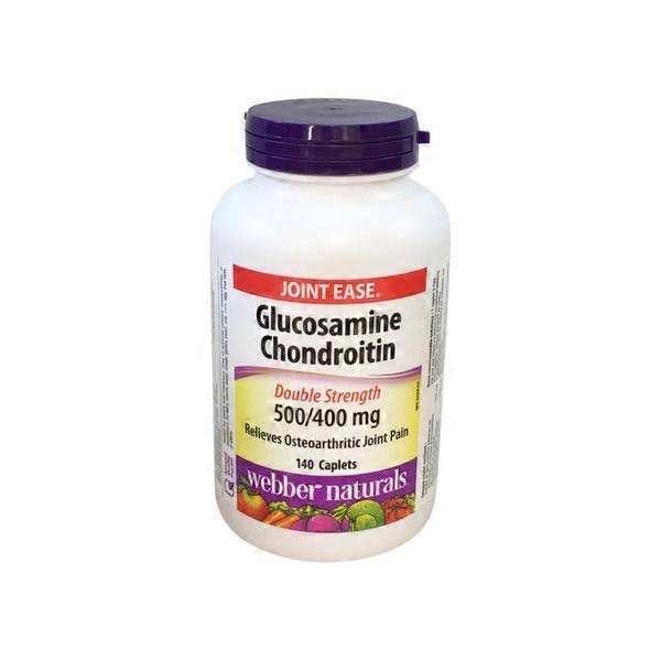 Webber Naturals Glucosamine and Chondroitin Sulfate Caplets - 500/400mg, 140ct
