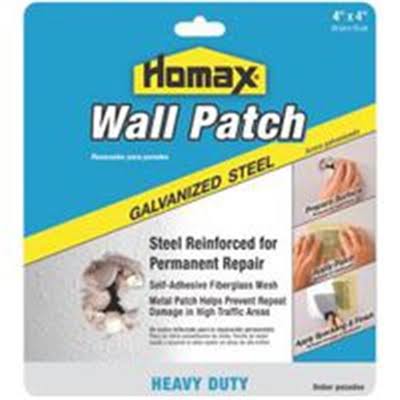 Homax Galvanized Steel Wall Patch - 4" x 4"