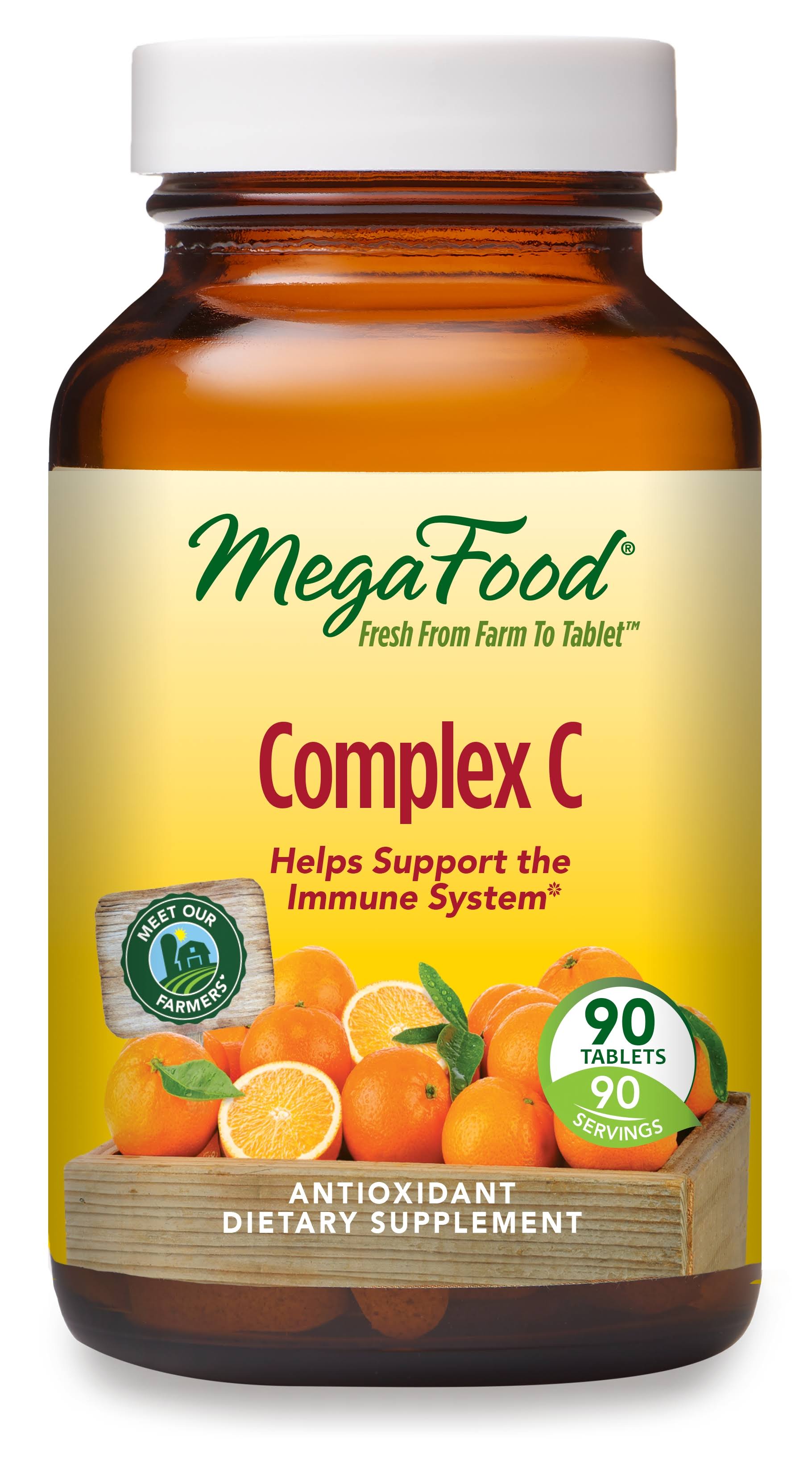MegaFood Complex C Dietary Supplement - 90 Tablets