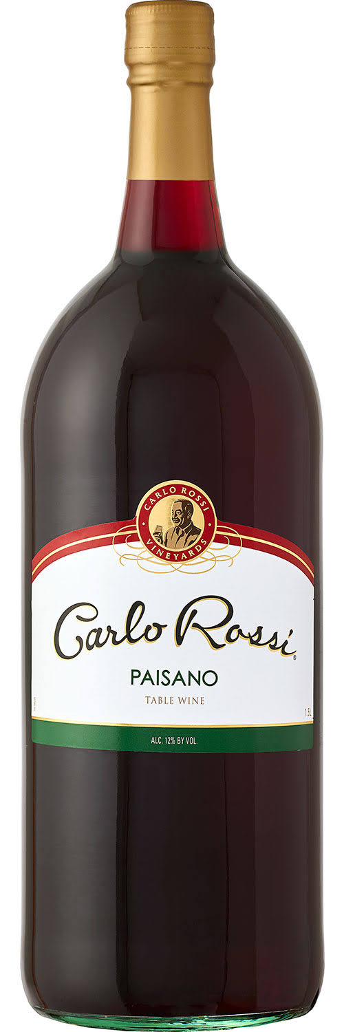 Carlo Rossi Paisano Table Wine, California - 1.50 L bottle