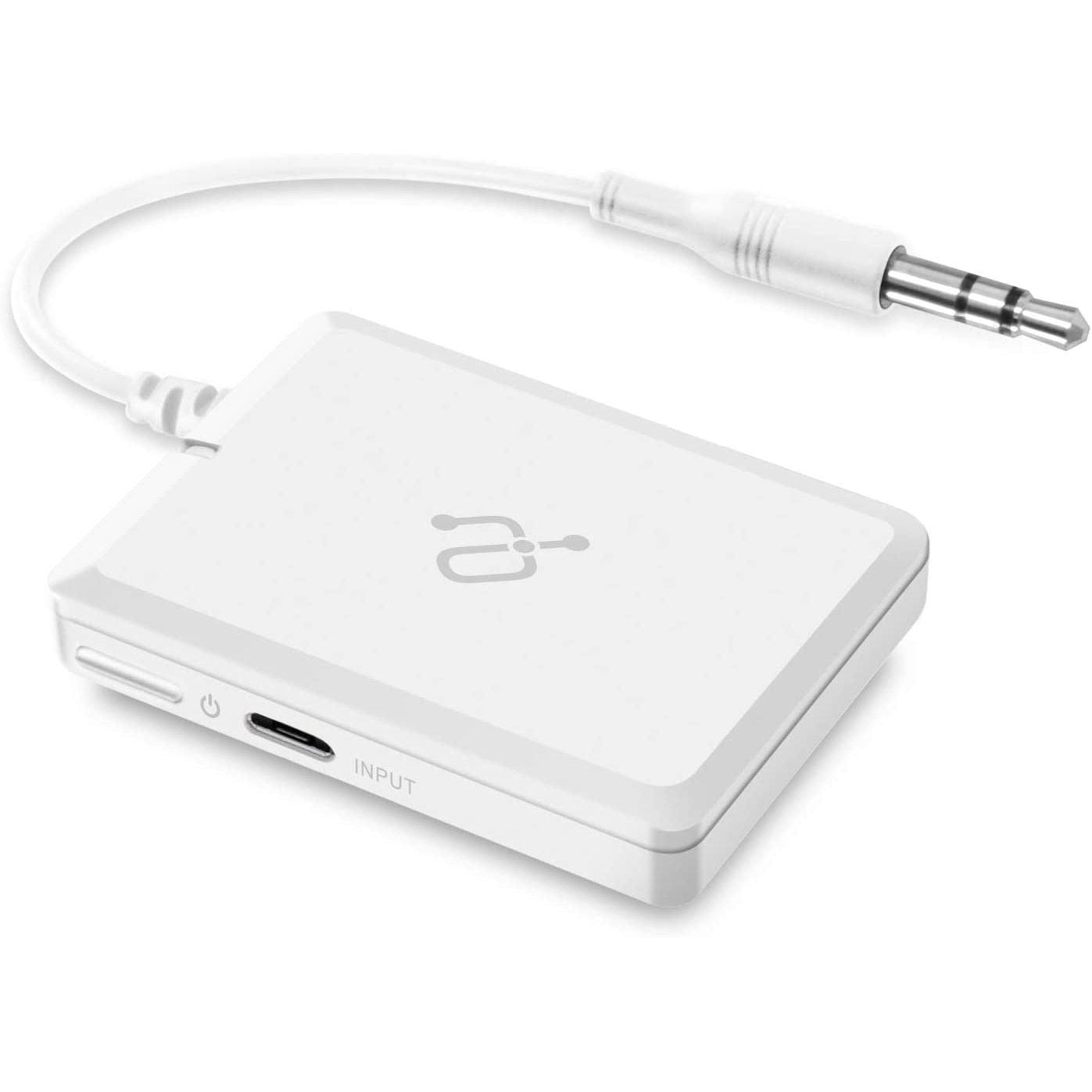 Aluratek Bluetooth Universal Audio Transmitter - White