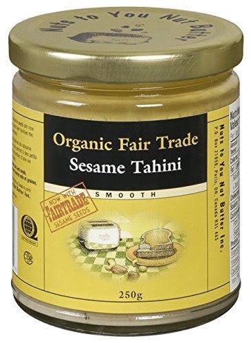 Nuts to You Nut Butter Organic Fair Trade Sesame Tahini - Smooth, 250