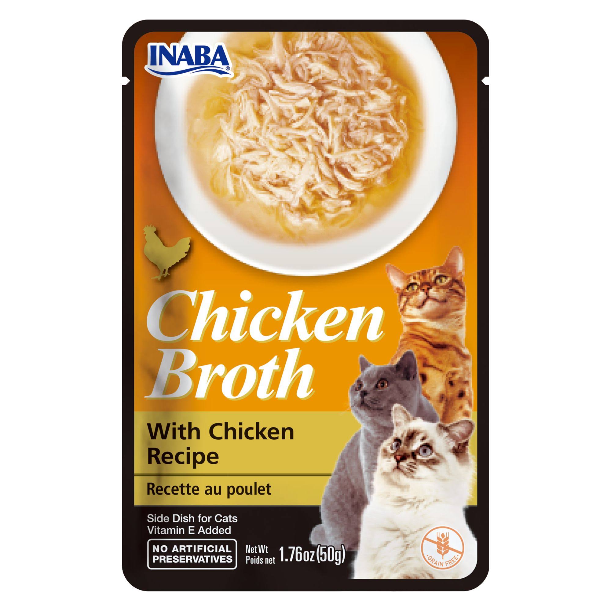 Inaba Chicken Broth Side Dish Cat Treat - Chicken Recipe