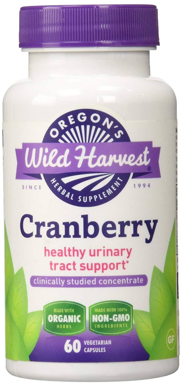 Oregon's Wild Harvest Organic Cranberry Health Supplement - Gluten free, 60 Count
