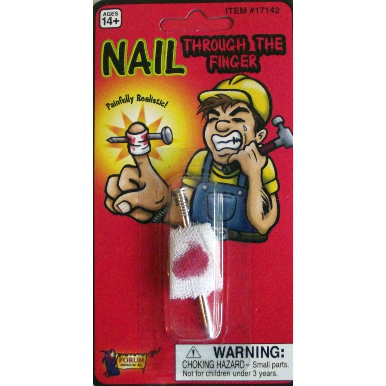 Nail Through The Finger | Forum Novelties | Collectibles