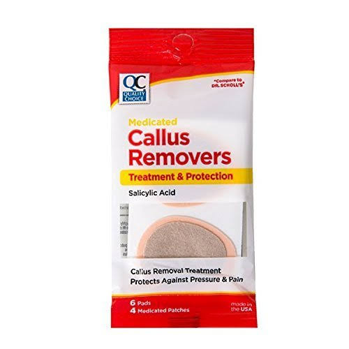 QC Medicated Callus Remover - 4pk