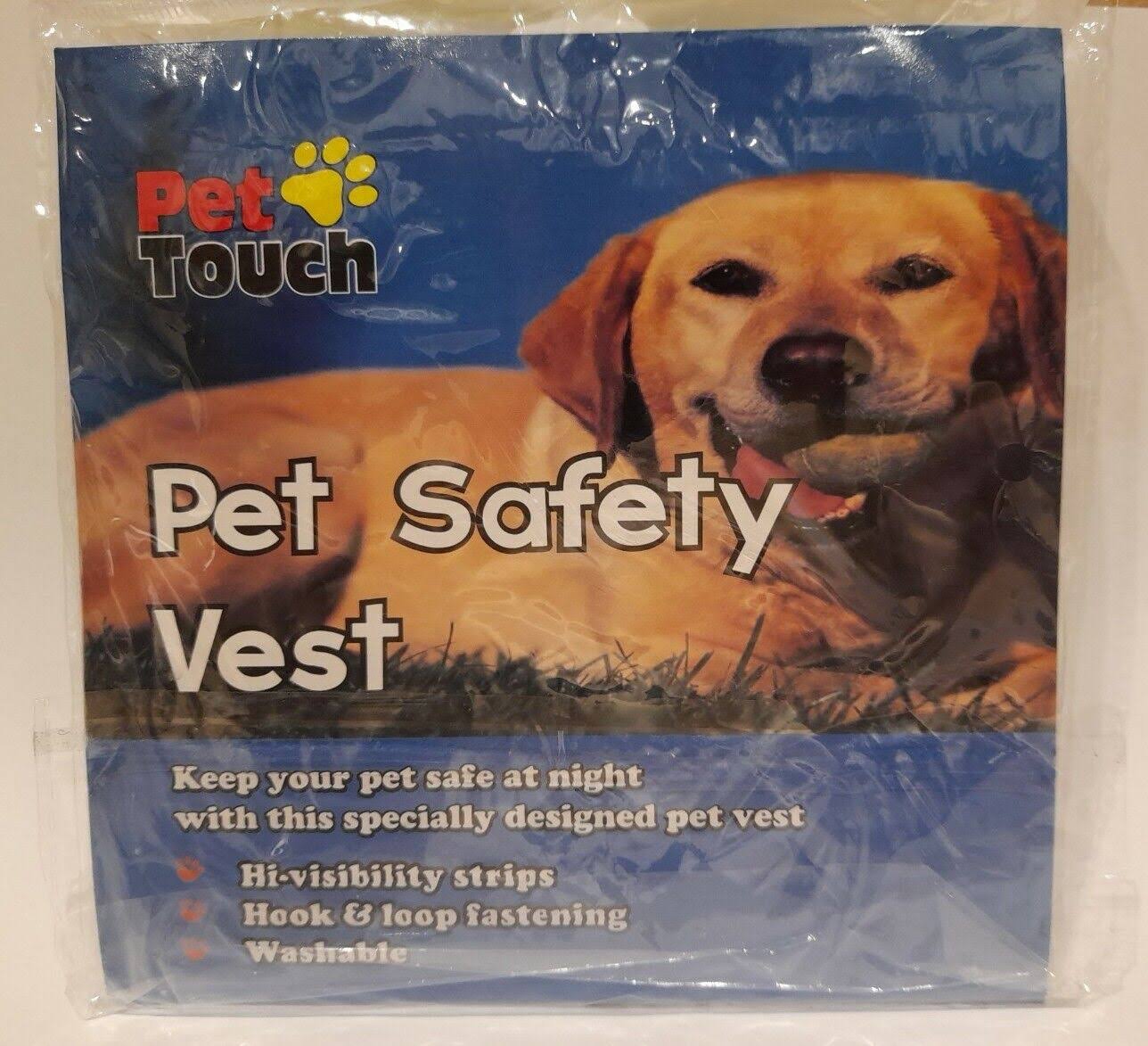 Pet Touch Dog High Visibility Safety Vest. XL