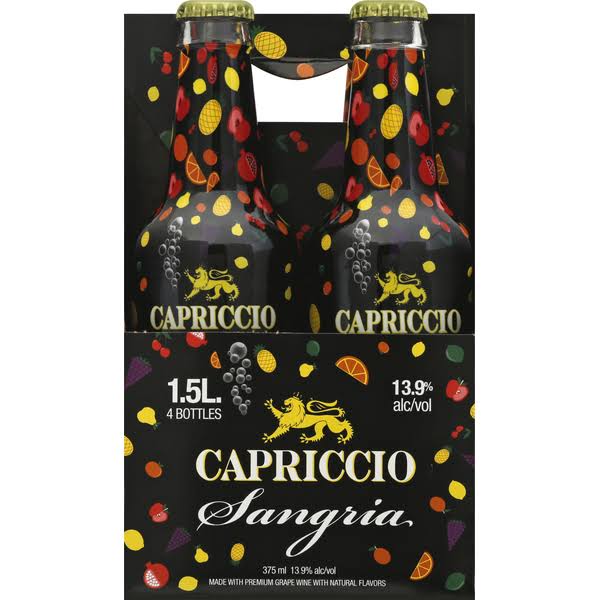 Capriccio Sangria - 4 pack, 375 ml bottles