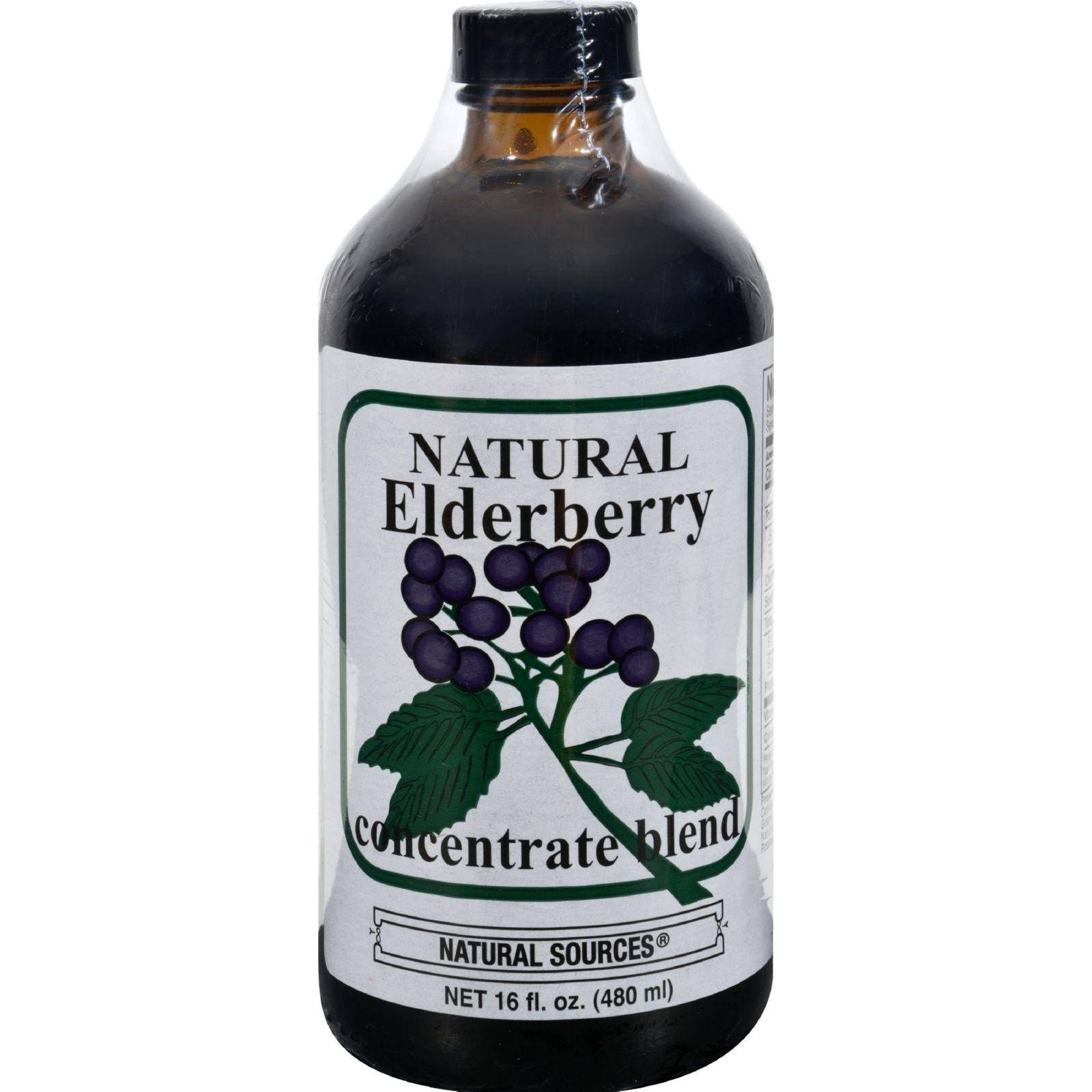 Natural Sources 0122010 Elderberry Concentrate - 470ml