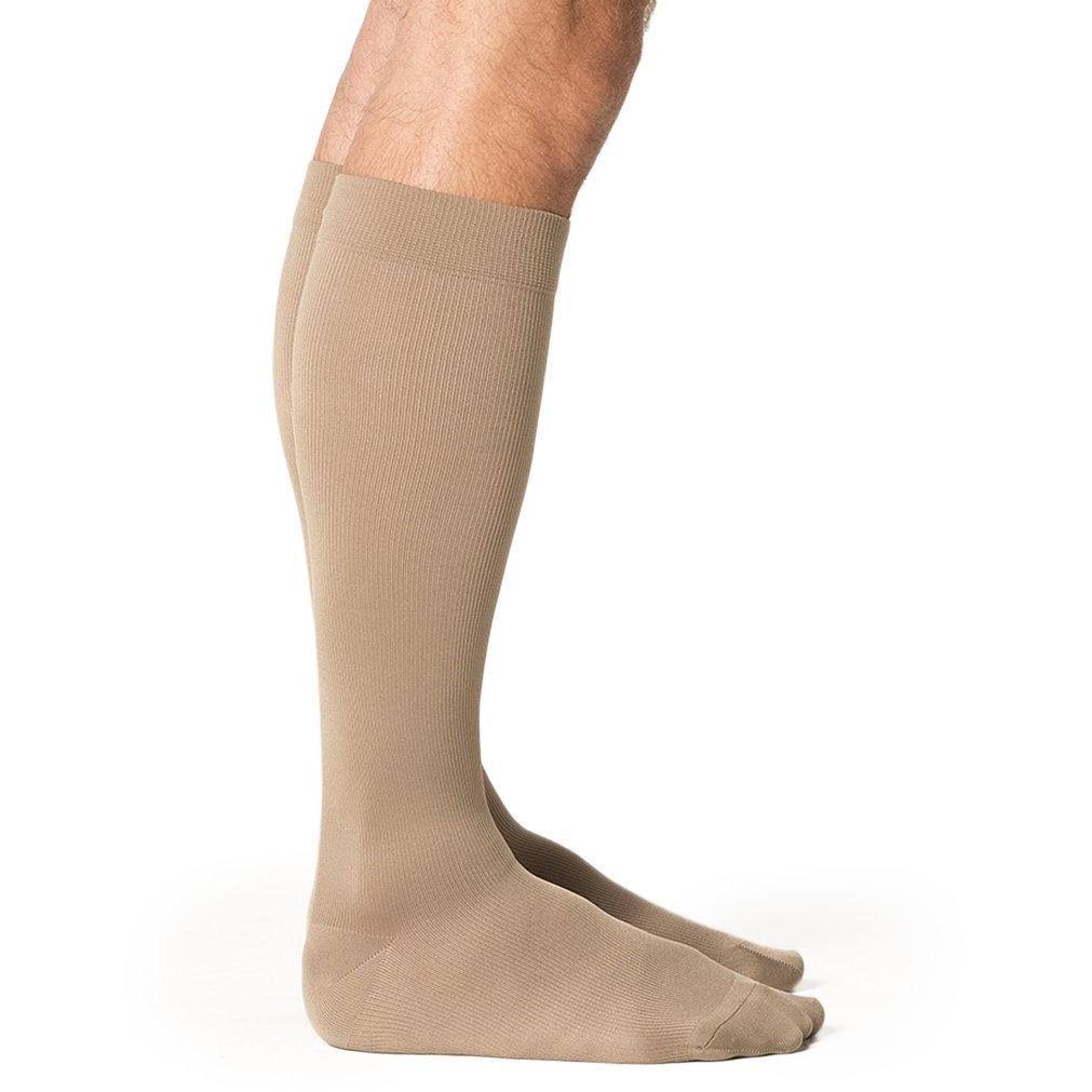 Sigvaris Soft Opaque Closed Toe Knee High Socks - Black, Size 99 Medium Long