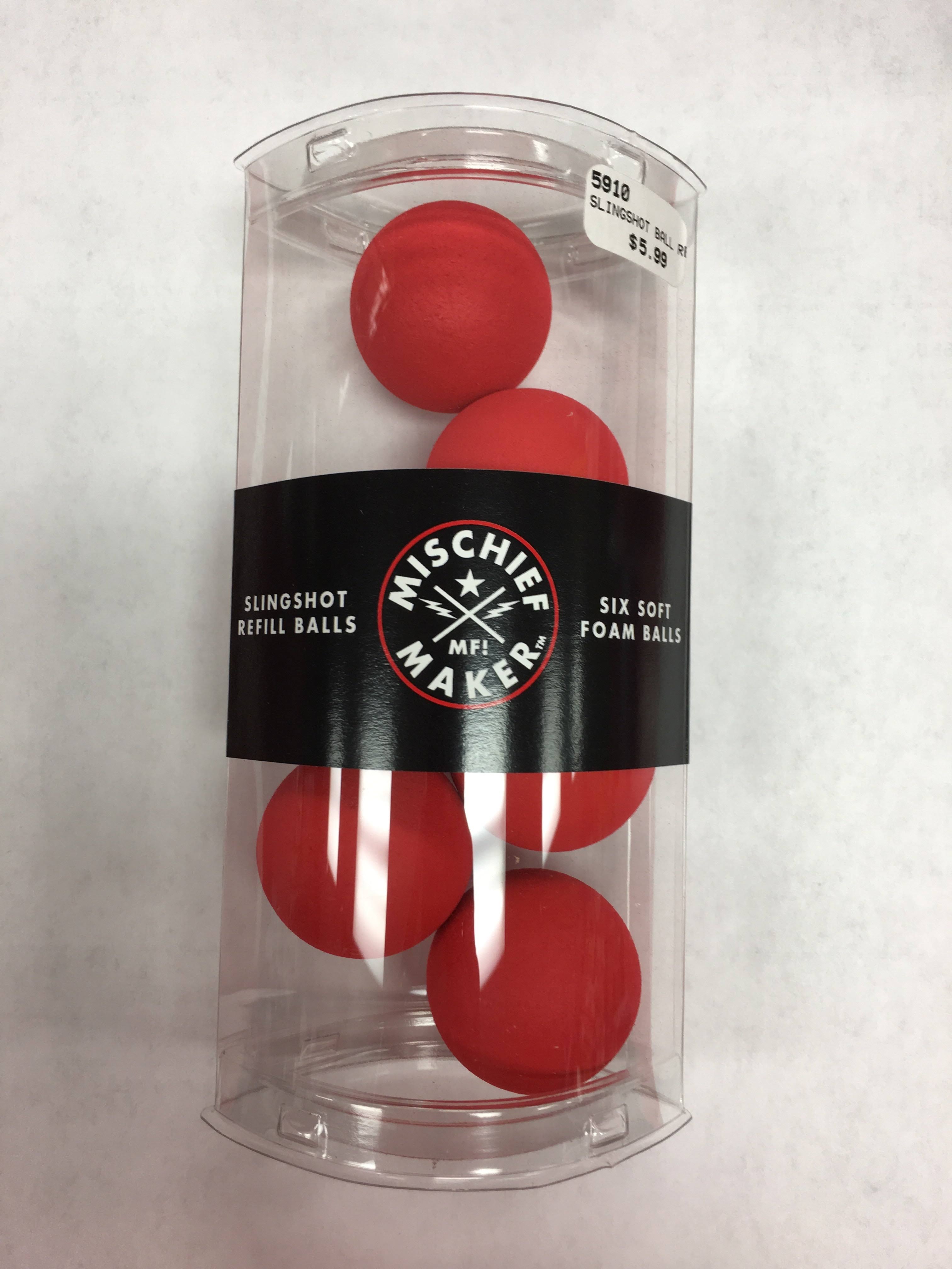 Mischief Maker Slingshot Refill Balls Red