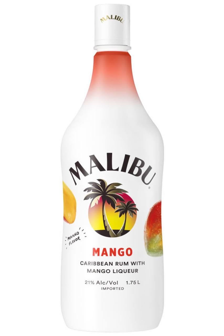 Malibu Rum - Mango, 1.75L