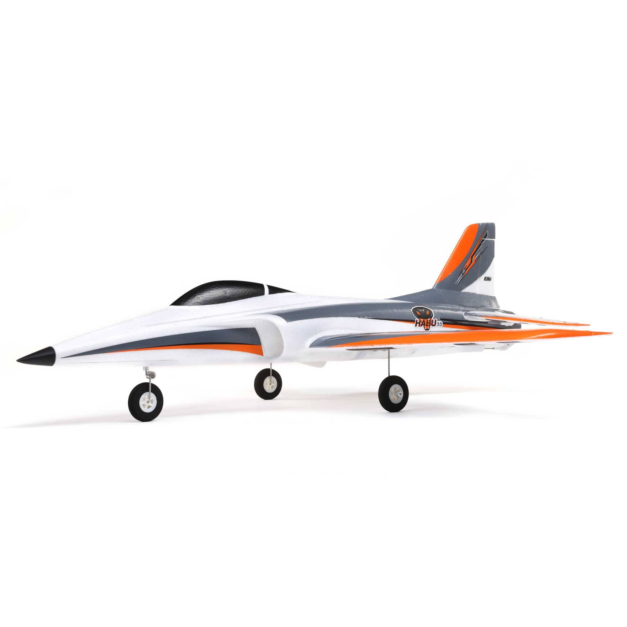 E-flite RC Airplane Habu SS (Super Sport) 50mm EDF Jet BNF Basic (Transmitter, Batteries and Charger Not Included) with Safe Select and AS3X,