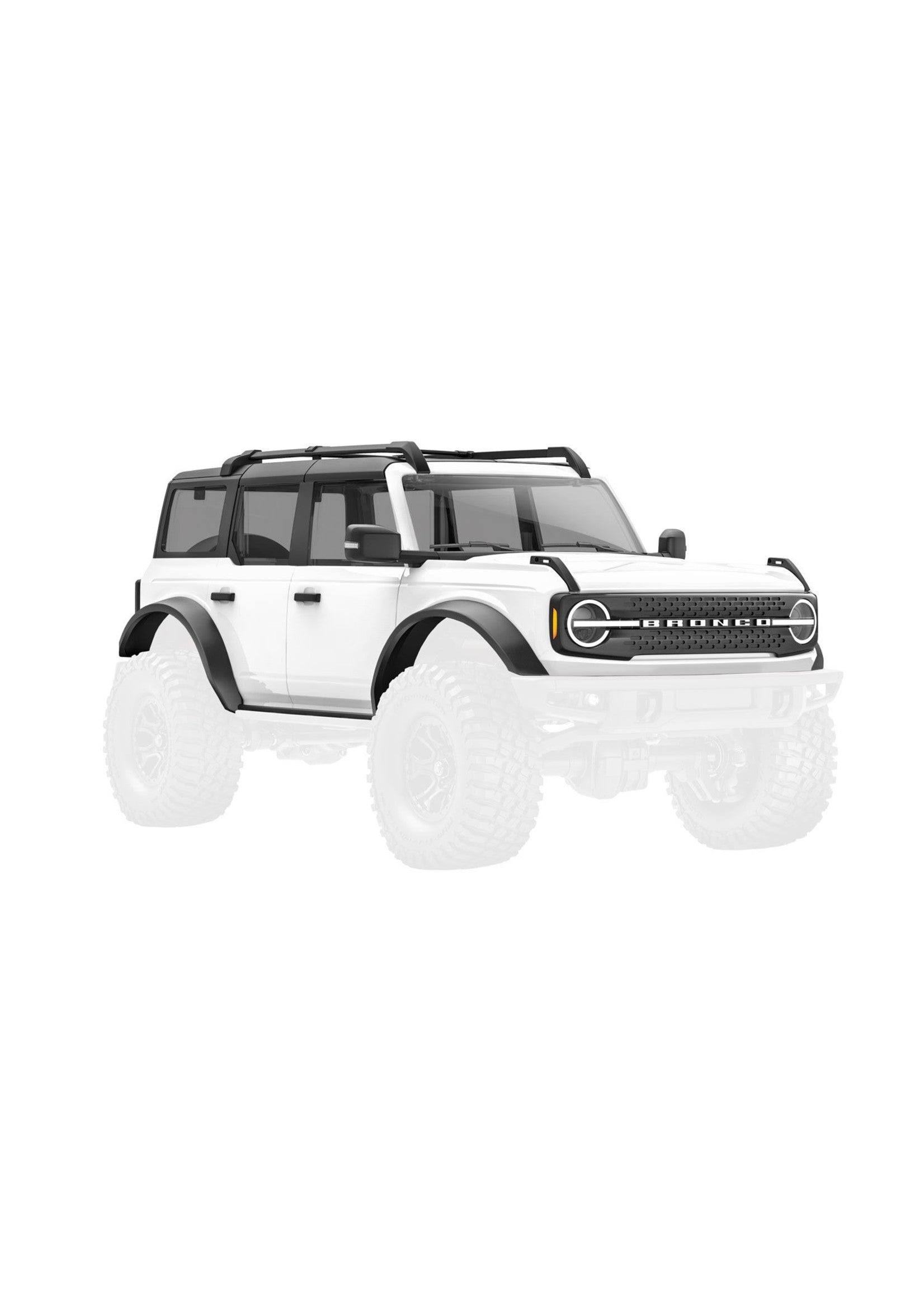 Traxxas 9711-WHT - Body, Ford Bronco, Complete (Assembled) (White)