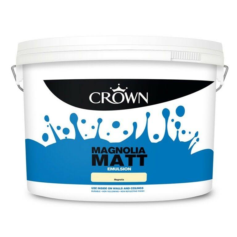 Crown Matt Emulsion Paint - Magnolia, 10L