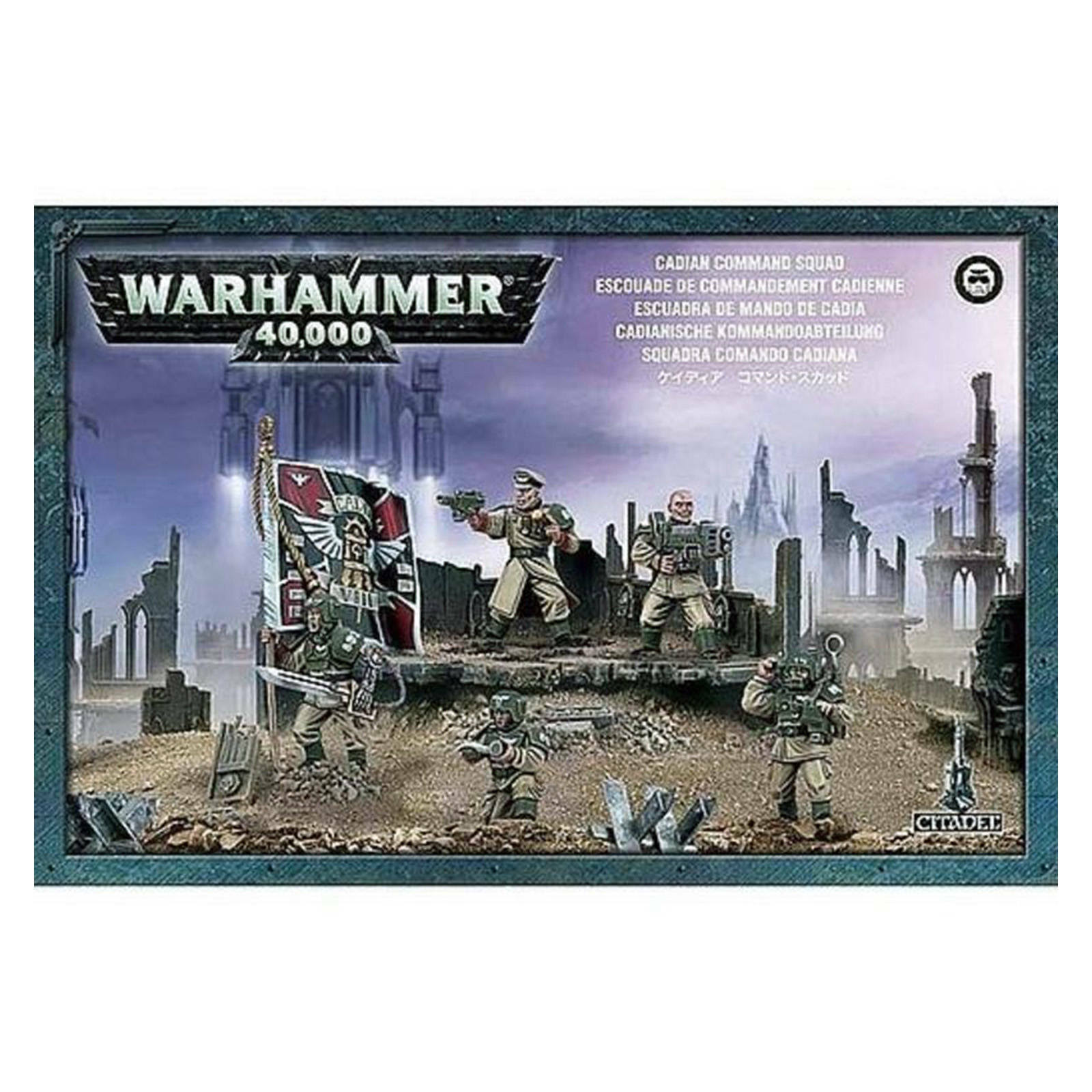 Citadel Warhammer 40000 Miniature Set - Astra Militarum Cadian Command Squad