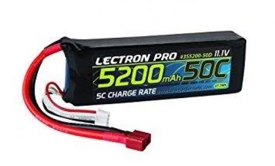 Lectron Pro 50C Lipo Battery - 11.1V, 5200mah