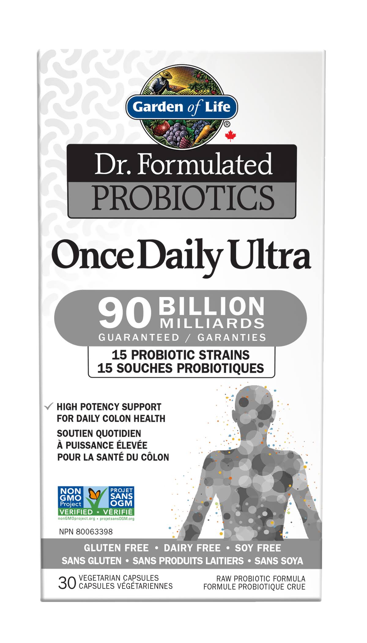 Garden of Life Probiotics Once Daily Ultra 90 Billion, 30 Ct