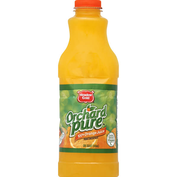 Meadow Gold Orchard Pure 100% Orange Juice - 1 Gal