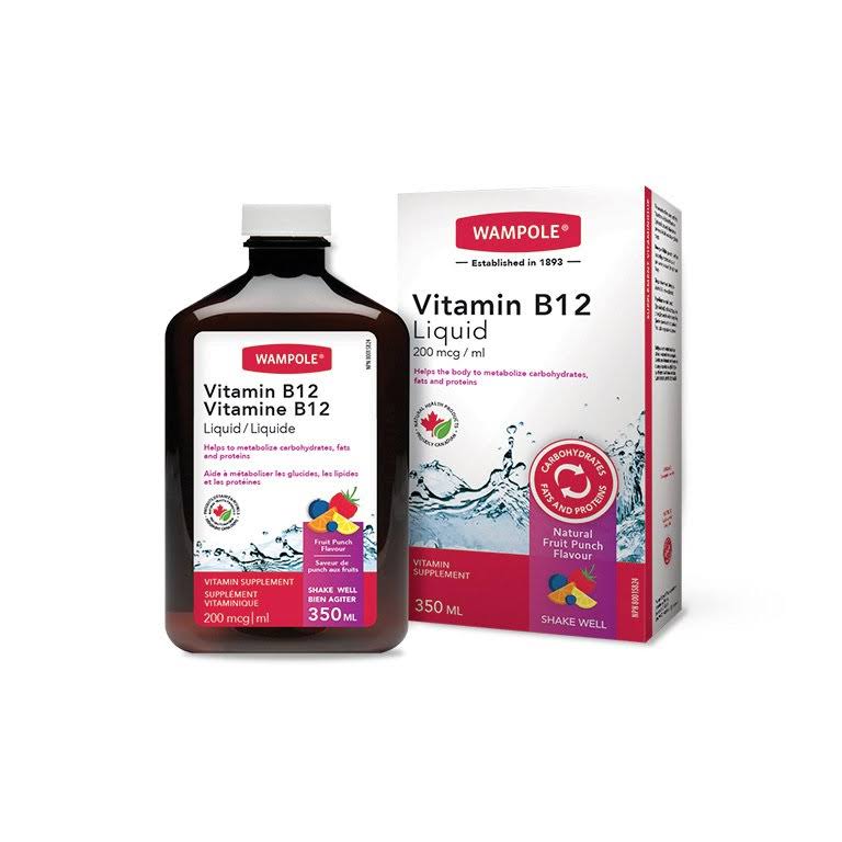 Wampole Vitamin B12 Liquid 2 x 350ml Canada