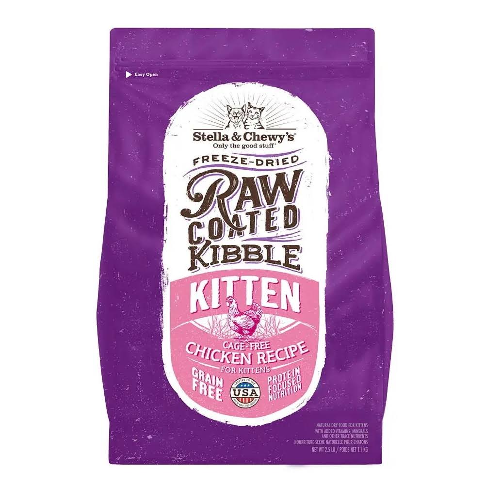 Stella & Chewy's Raw Coated Kitten Cage-Free Chicken Dry Cat Food - 2.5 lbs