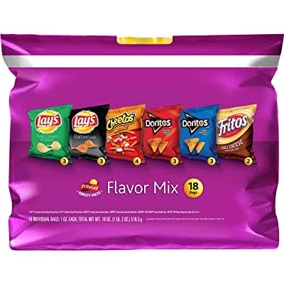 Frito Lay Flavor Mix Snacks Variety Packs - 1oz, 18ct