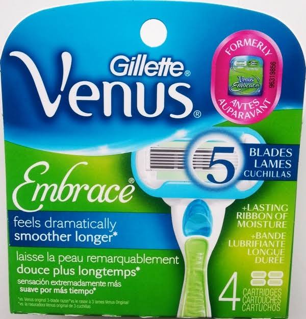 Gillette Venus Embrace Women's Razor Blade Refills - 4ct